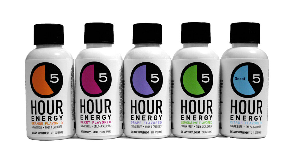 5-hour Energy full lineup.