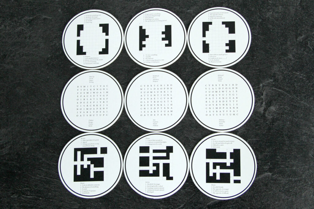 Bar Character Coasters - Full Set - back