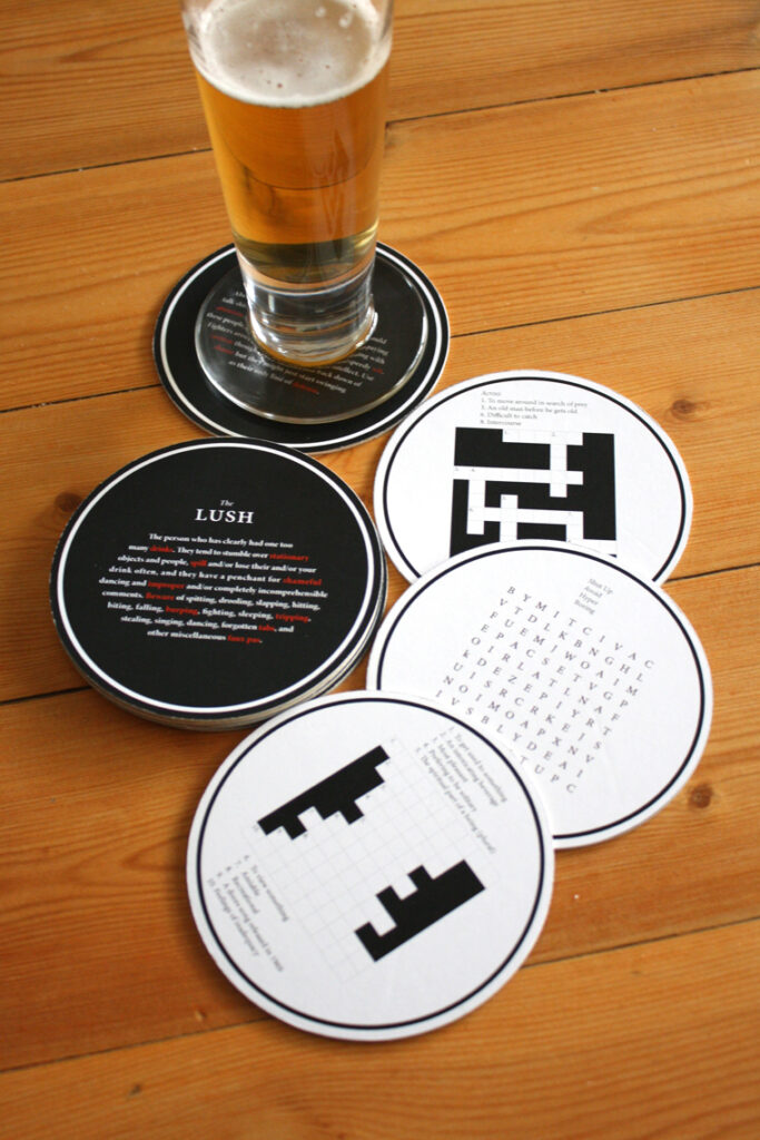 Bar Character Coasters - Editorial - beer 3